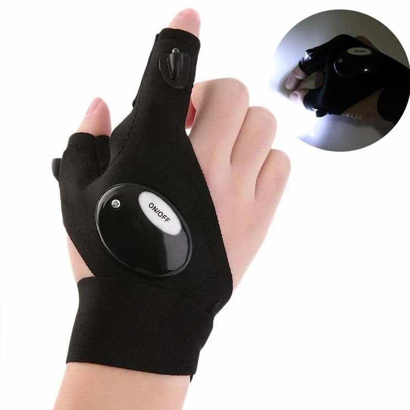 دستکش چراغ دار گلولایت مدل Tactical